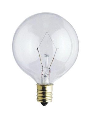 Globe Bulb G16.5 40W Clear 2PK
