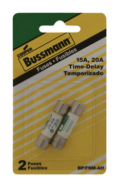 Time Delay Cart Fuse 15a 20a 2pk
