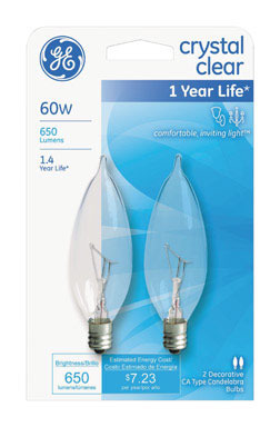 BULB-DEC 60CAC CD2 GE