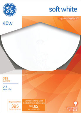 BULB-GLB 40G40/W GE