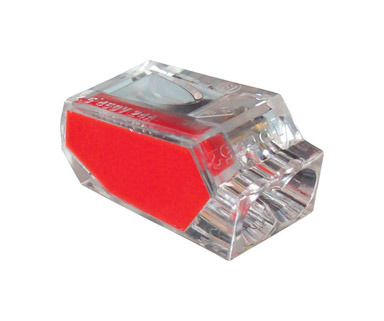 CONNECTOR 2PORT RED100PK