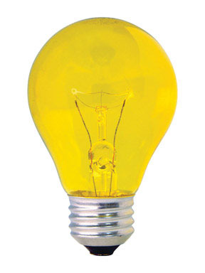 BULB-PARTY YELLOW 25W GE