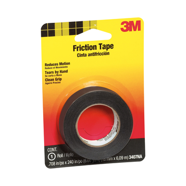 3/4" BLK Cloth Friction Tape