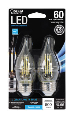 LED FEIT FLAME 60W EQ DL