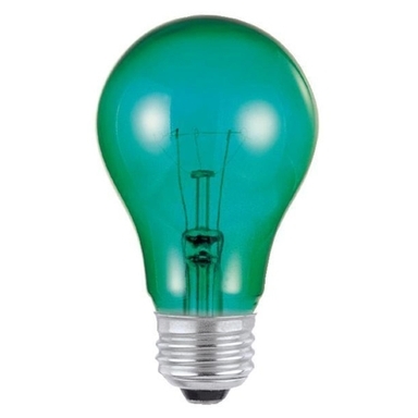 BULB-PARTY GREEN 25A/TG GE