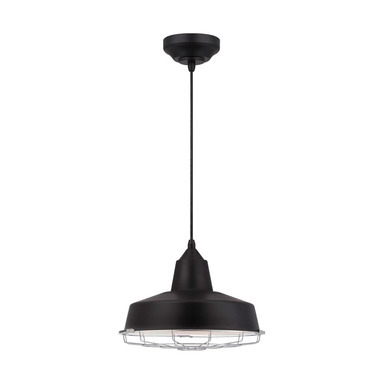 LED INDR LITE PENDNT BLK