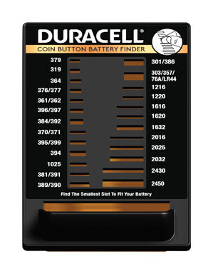 DURACELL BATTERY FINDER