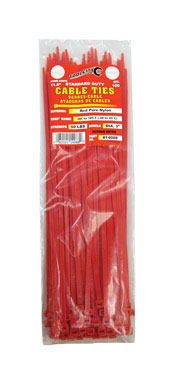 CABLE TIE 11.8" 50# RED