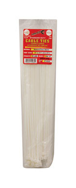 CABLE TIE 14.6" 50# WHT