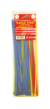 CABLE TIE 11.8" 50# ASST