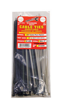 CABLE TIE 8" 50# CAMO