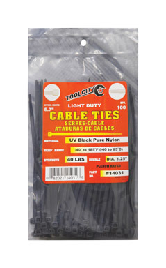 CABLE TIE 5.7" 40# BLK