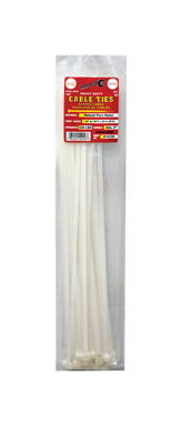 CABLE TIE 18" 120# WHT