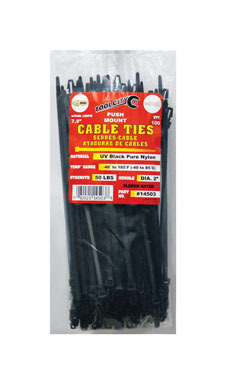 CABLE TIE 7.9" 50# BLK