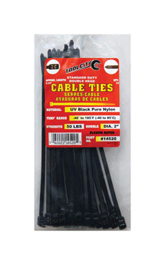 CABLE TIE 8.25" 50# BLK