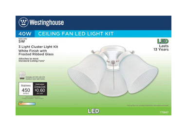 LED 3 LIGHT KIT WHITE