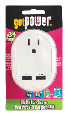 AC 2 USB WALL CHARGER