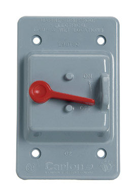 PVC TOGGLE SWITCH COVER FOR ELET