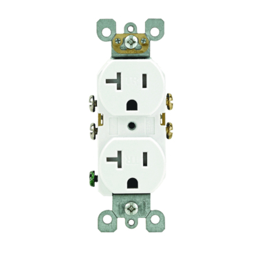 Tr Receptacle 20a Wht