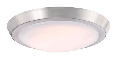 LED FLUSH BRSH NKL 11" 20W