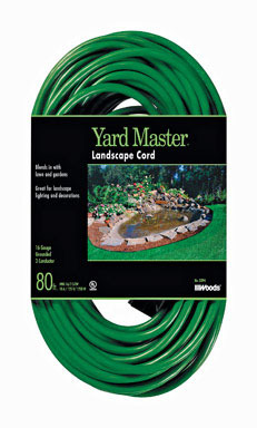 80' 16/3 Green Extension Cord