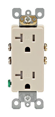 20A Duplex Outlet Lighted ALM