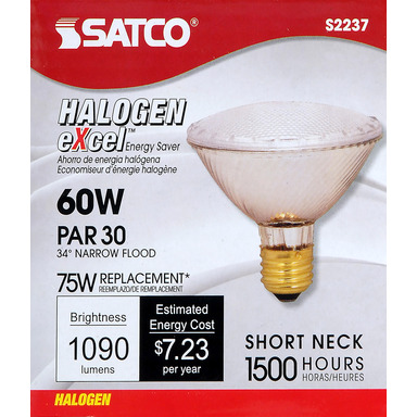 60W PAR30 HALOGEN FLOOD BULB d