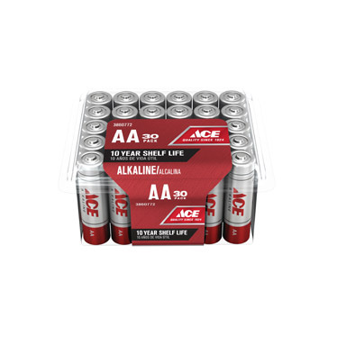 ACE 30PK AA Alkaline Batteries