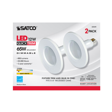 12 w Downlight Retrofit LED 2p