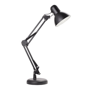 LAMP DSK BLK WRIGHT