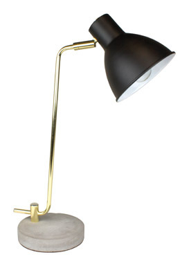 LAMP DESK BLK AMELIA