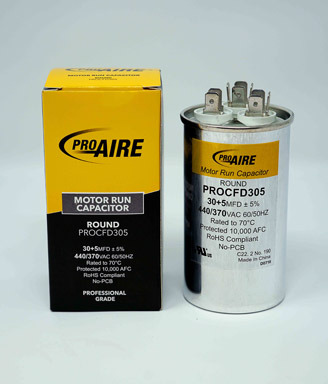 CAPACITOR RND 30+5 MFD