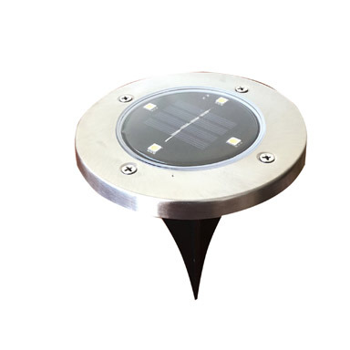 SOLAR STAKE UPLIGHT SLVR