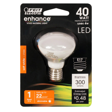 R14 LED Bulb Soft White 40W