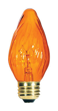 Westinghouse 25 W F15 Decorative Incandescent Bulb E26 (Medium) Amber 2 pk