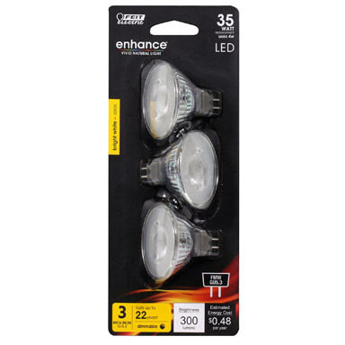 LED MR16GU5.3 BW 35W 3PK