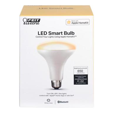 Feit Electric BR30 E26 (Medium) LED Smart Bulb White 65 W 1 pk