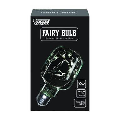 Feit Electric Fairy Mini Cylinder E26 (Medium) LED Bulb Soft White 0 W 1 pk