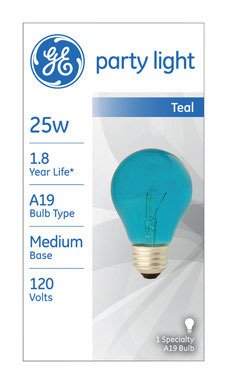 BULB INCANDESCENT TEAL