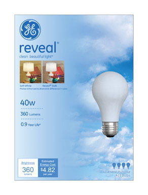 BULB INCADSCNT 40WREVEAL