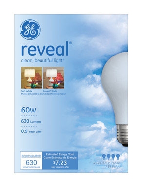 BULB INCADSCNT 60WREVEAL