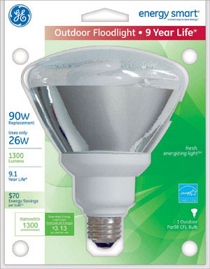 CFL OUT PAR FLOOD 26W