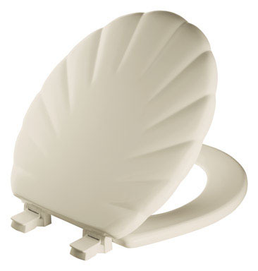 TOILET SEAT RND SHELL BN