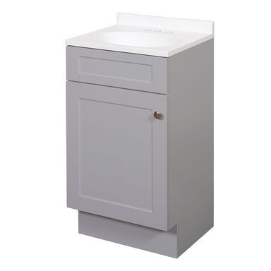 BATH VANITY GRAY 18"W