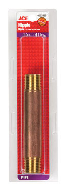 BRASS NIPPLE 1/2X4-1/2"