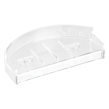 CLEAR PLASTIC SOAP TRAY 1PK