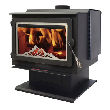 WOOD STOVE BLACK 2400SF