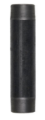 3/4 x 3-1/2" Black Nipple