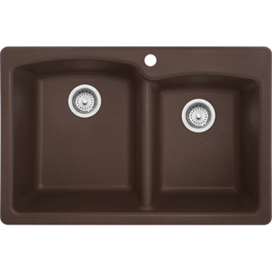 ELLIPSE DBL SNK 22"MOCHA