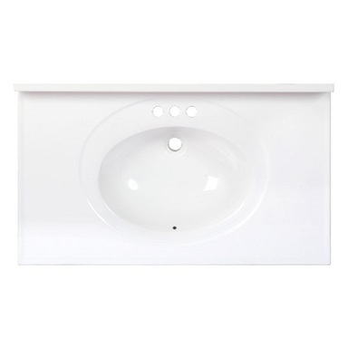 BATH SINK STD 22"X37" WH